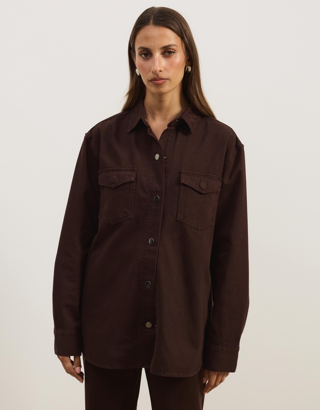 Atmos&Here - Frankie Oversize Denim Shacket