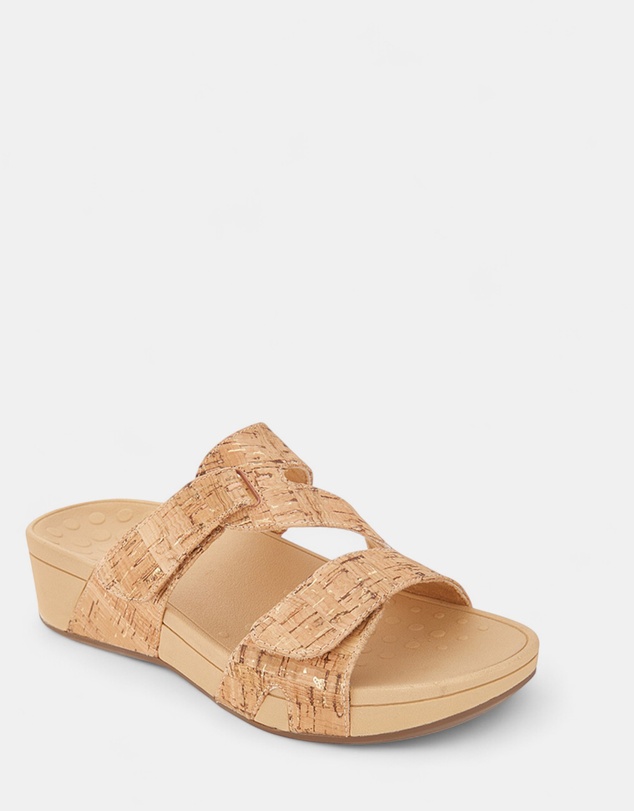 Vionic - Kyla Platform Sandal - Gold Cork