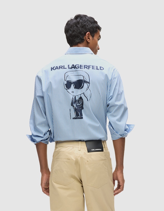 Karl Lagerfeld - Ikon Striped Shirt