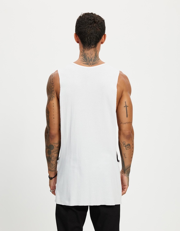 Surrounded By Ghosts - The Titanium Rib Knit Muscle T-Shirt