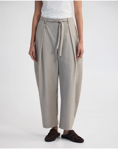 Oxford - Monique Barrel Leg Wool Blend Pant