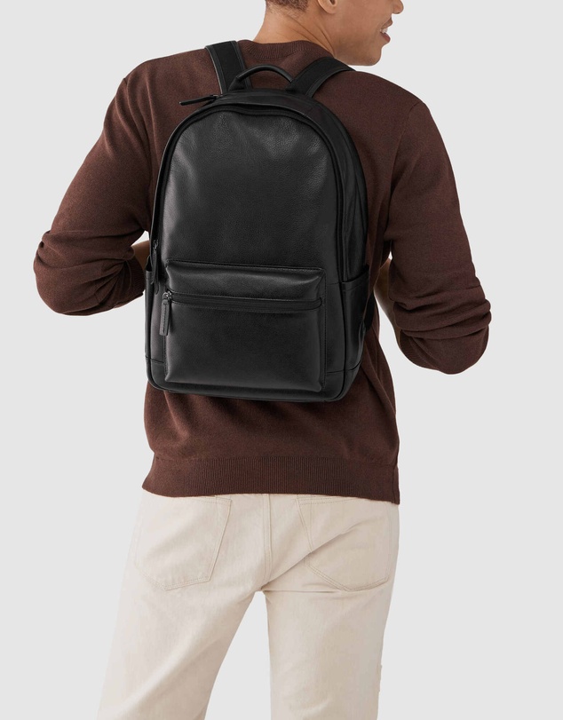 Fossil - Fossil Buckner Black Backpack MBG9465001
