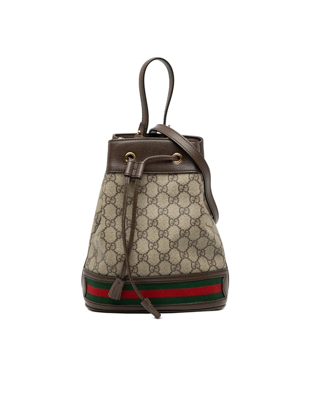 Pre-Loved by Azura Reborn - Pre-Loved Small GG Supreme Ophidia Web Bucket Bag