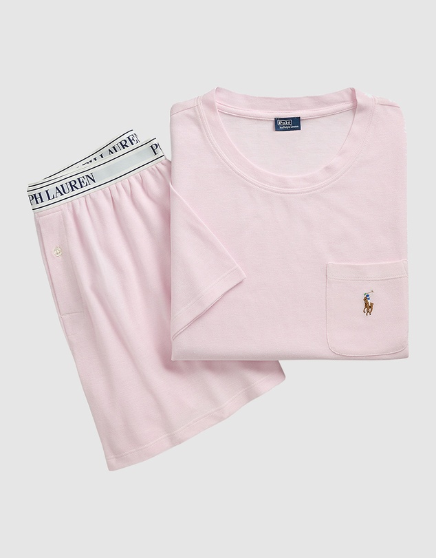 Polo Ralph Lauren - Knit Oxford Modal & Cotton Short Sleeve Tee & Short Set
