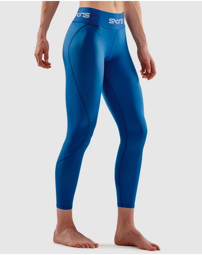 SKINS - SKINS Compression Women's Series-1 Active 7/8 Long Tight Bright Blue