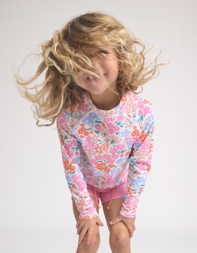 Crywolf - LONG SLEEVE RASH VEST Berry Garden