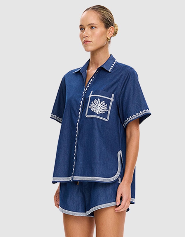 KIVARI - Emile Chambray Shirt