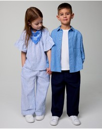 ARKET - Relaxed Cotton-Linen Trousers - Kids-Teens