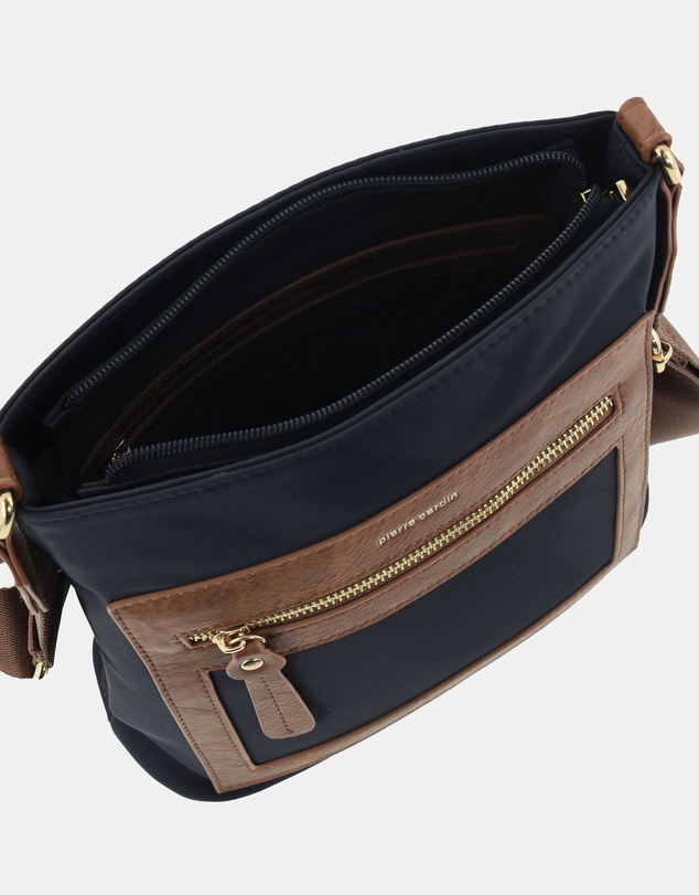 Pierre Cardin - Pierre Cardin RFID Lightweight Nylon Crossbody Bag