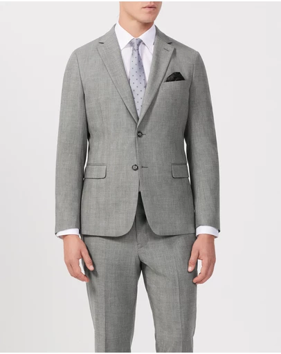Van Heusen - Wool Blend Check Suit Jacket