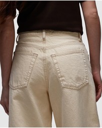 TOPSHOP - Barrel Mid Rise Jeans