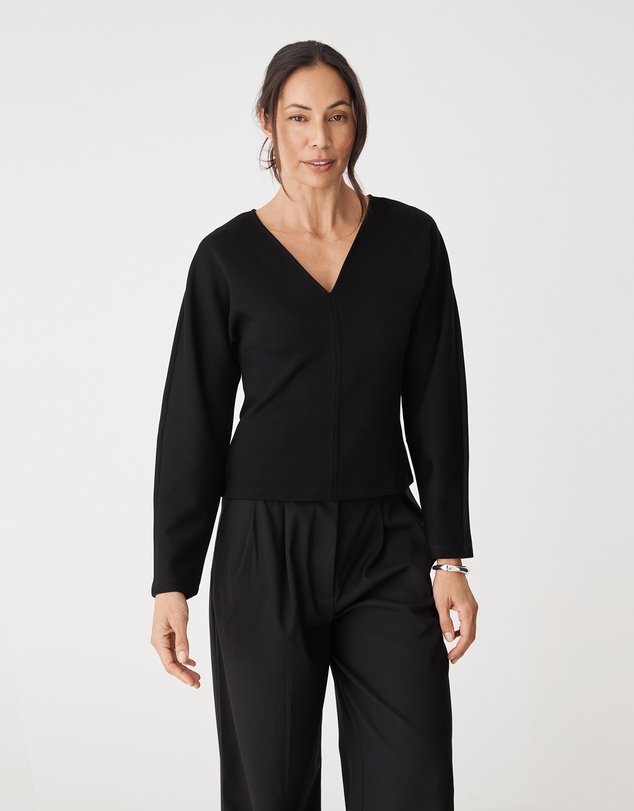 Forcast - Tate V-Neck Dolman Sleeve Top