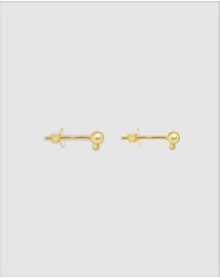 Ichu - Tiny Details Studs Gold