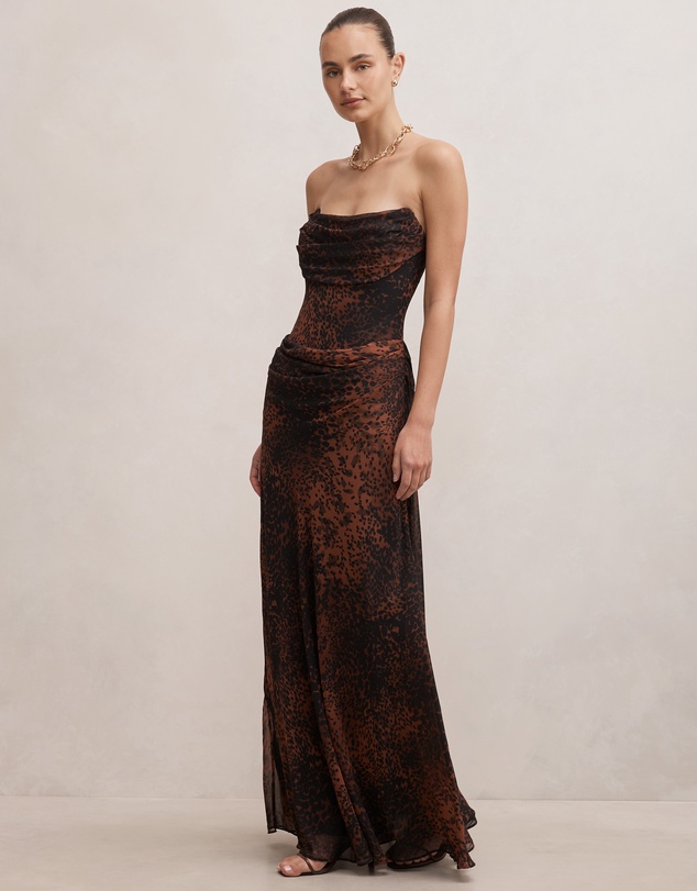 Forever New - Gwynne Draped Strapless Maxi Dress