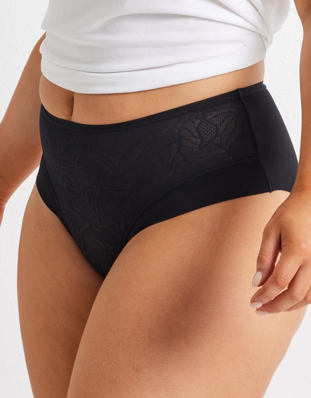 Kayser - 2 PK Sleek & Smooth Lace Hi Cut