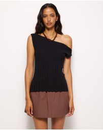 AERE - Ari Textured Knit Top