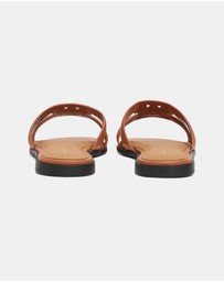 Tommy Hilfiger - Logo Strap Mules - Women's