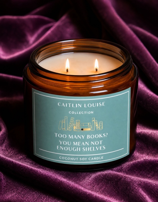 Caitlin Louise Collection - Too Many Books? Candle
