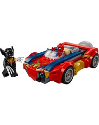 LEGO - 76336 Spider-Man Car vs. Venomized Wolverine