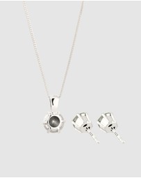 Elli Jewelry - Jewelry Set Crystal 925 Sterling Silver