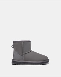 EVERAU - Australian Shepherd Ugg Mini Classic Sheepskin Upper UGG Boots