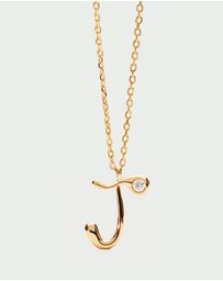 PDPAOLA - Initial 2026 J Pendant Necklace