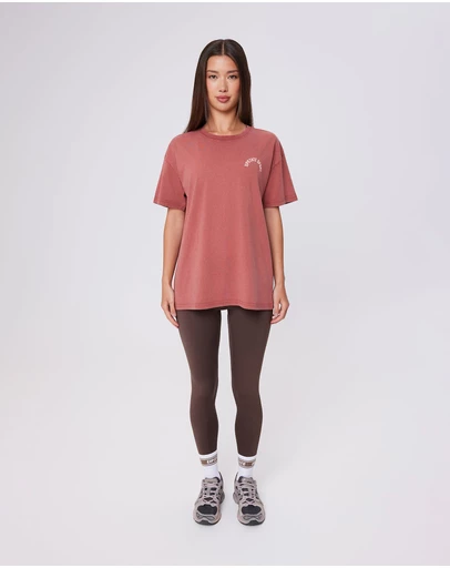 Upstate - Thrive Tee - Washed Marsala