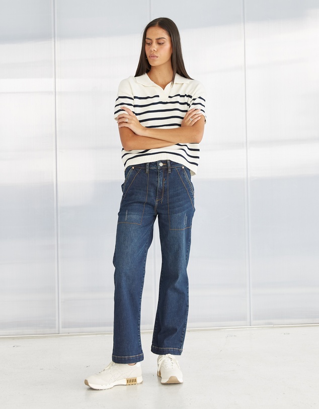 DRICOPER DENIM - Cody Kick Flare Astro Trousers