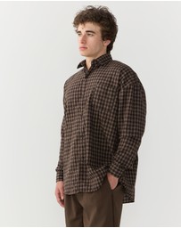 Justin Cassin - Hepburn Plaid Loose Shirt