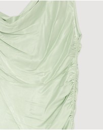 Revibe - Repaired Shona Joy La Lune Gathered Maxi Dress - AU 10