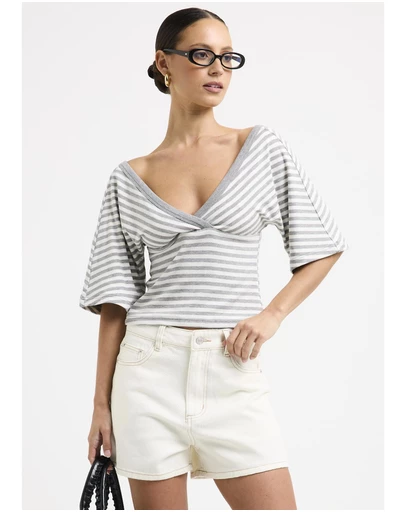 Insight - Andre Plunge V Neck Top