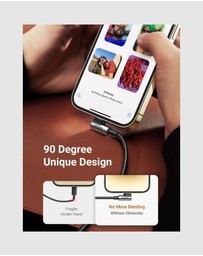 Ugreen - UGREEN MFi 90° USB-C to Lightning Cable Fast Charge 3A