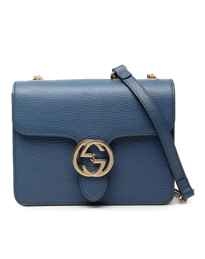 Pre-Loved by Azura Reborn - Pre-Loved Small Dollar Calfskin Interlocking G Crossbody