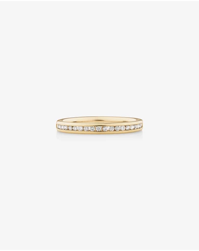 Michael Hill - Wedding Band with 0.20 Carat TW of Diamonds in 14kt Yellow Gold