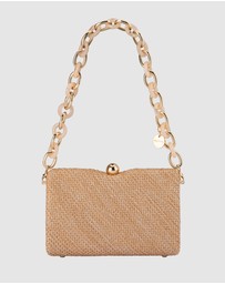 Olga Berg - Birdie Textural Handle Bag