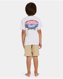 Billabong - Boys 0 to 7 Groms Quadtriple T-Shirt