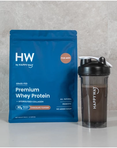 Happy Way - Men's Chocolate Whey Protein Powder