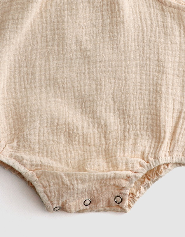 WITH LOVE FOR KIDS - Cotton Muslin Flutter Playsuit Set - Babies