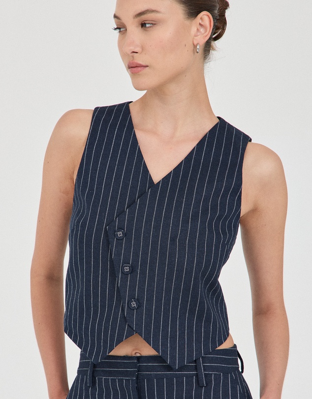 FRIEND of AUDREY - Jayden Stripe Waistcoat