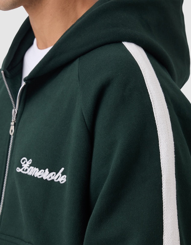 Zanerobe - Stitched Box Crop Hood Forest