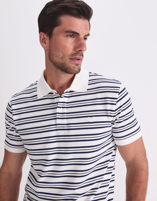 Sportscraft - Sc Stripe Pique Polo