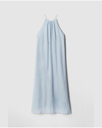& Other Stories - Sleeveless Halterneck Midi Dress