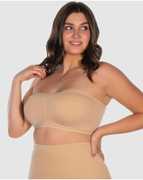 B Free Intimate Apparel - Curvy Strapless Bandeau Bra (A-B-C-D-DD) Cup