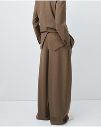 M.N.G - Pleated Straight-Leg Suit Trousers