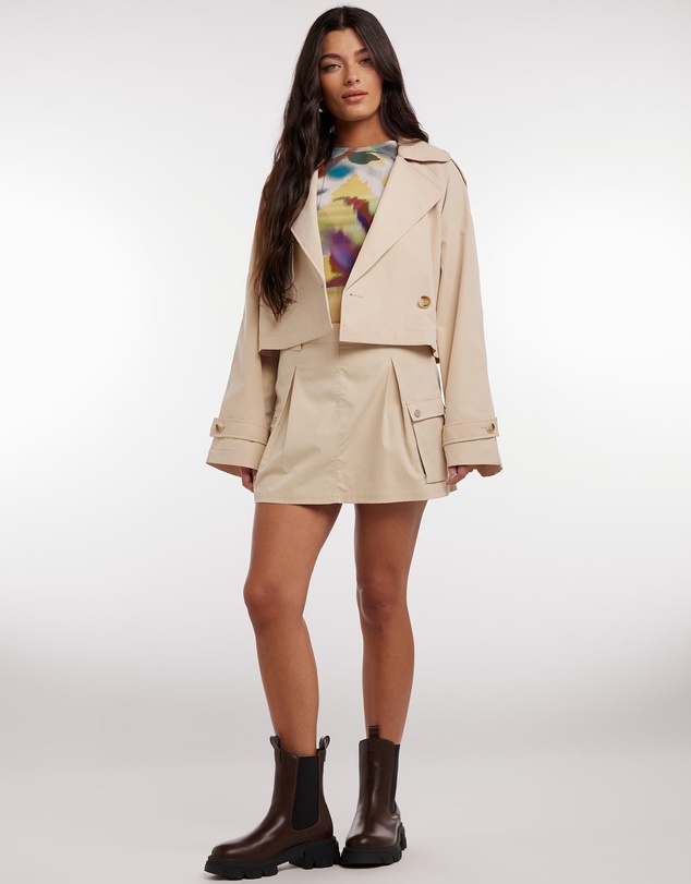 Dazie - Forever Fun Cargo Mini Skirt