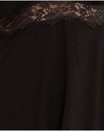 Oh!Zuza - Viscose & Lace Short V Neck Babydoll Chemise