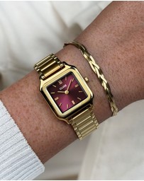 Cluse - Gracieuse Petite Gold Watch & Bracelet Gift Set