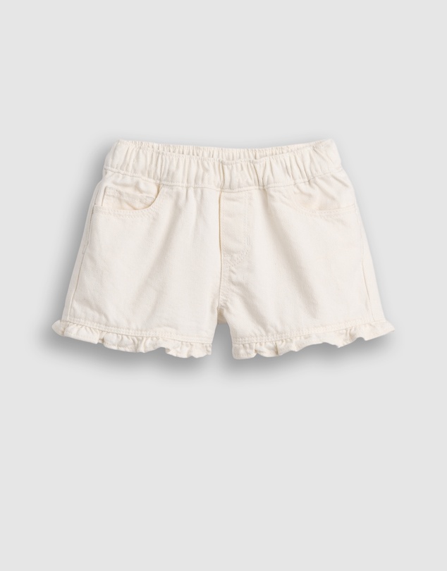 GAP - Ultrasoft Denim Stride Shorts - Babies-Kids