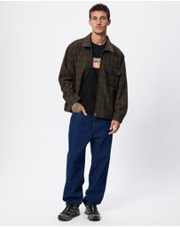 S Double - LS Zip Thru Overshirt
