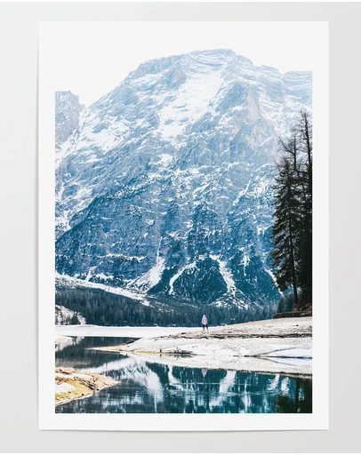 LEGGERA - Reflections of Lago di Braies Print